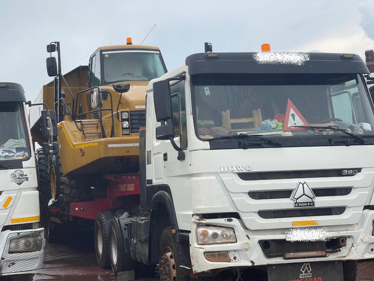 Vehicle & Container Convoy Departure